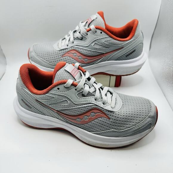 Size 6 - Saucony Womens Cohesion 16 S10781-60 Gray Running Shoes Sneakers - Picture 1 of 7